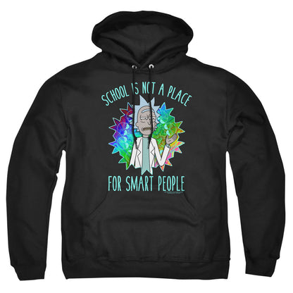 Rick And Morty School Mens Hoodie Black