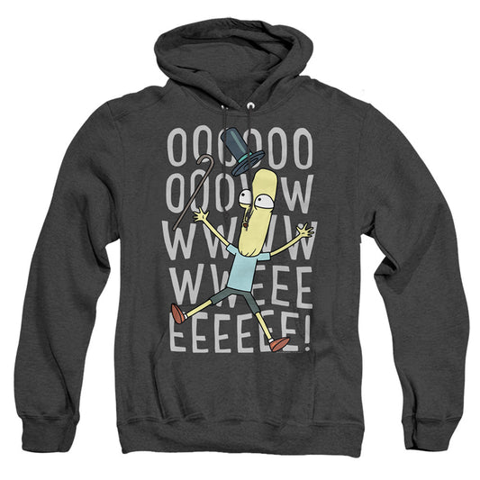 Rick And Morty Oowweeeee Mens Heather Hoodie Black Officially Licensed