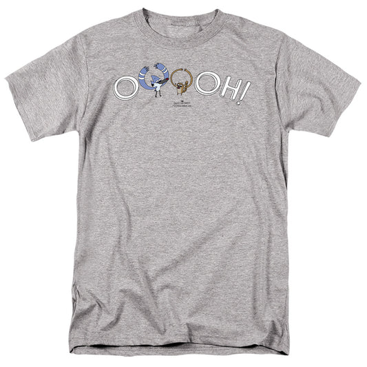 The Regular Show Ooooh Mens T Shirt Athletic Heather Officially Licensed