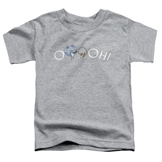 The Regular Show Ooooh Toddler Kids Youth T Shirt Athletic Heather Officially Licensed