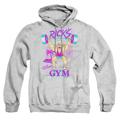 Rick And Morty Ricks Gym Mens Hoodie Athletic Heather