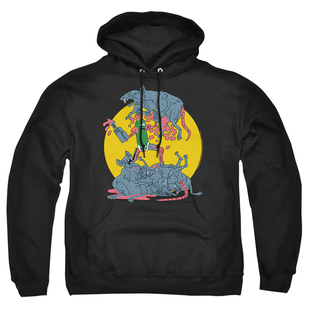 Rick And Morty The Adventures Of Pickle Rick Mens Hoodie Black