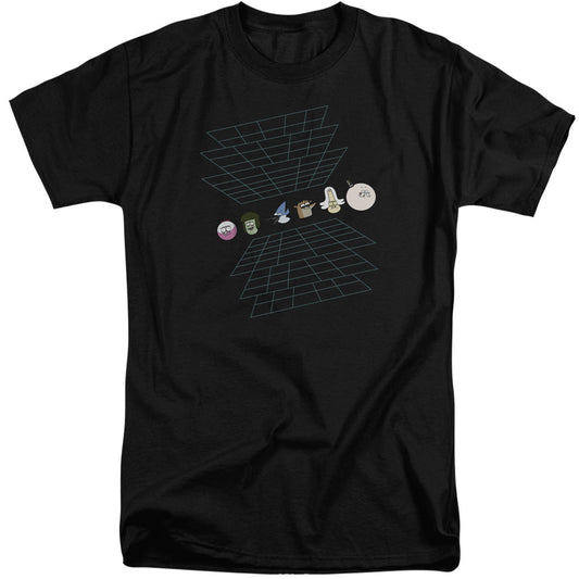 The Regular Show Regular Grid Mens Tall T Shirt Black Officially Licensed