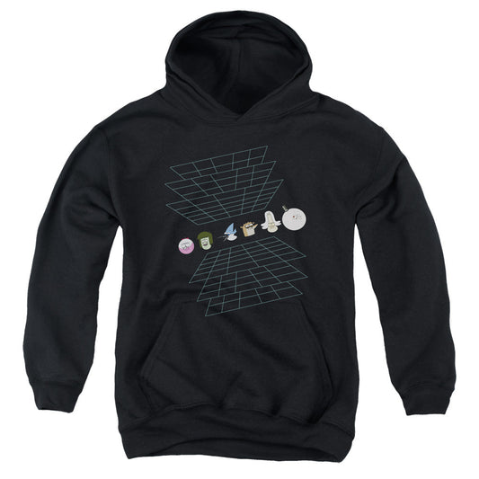 The Regular Show Regular Grid Kids Youth Hoodie Black Officially Licensed