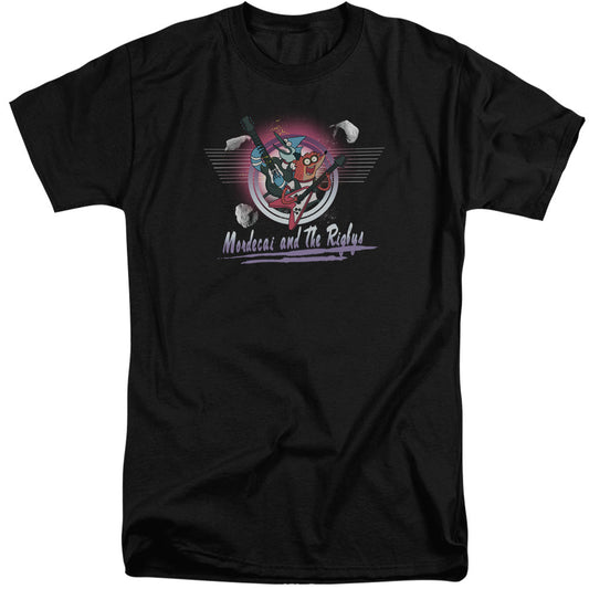 The Regular Show Mordecai & The Rigbys Mens Tall T Shirt Black Officially Licensed