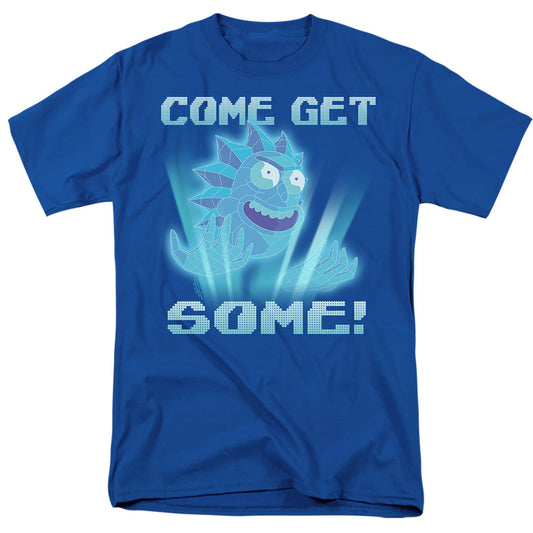 Rick And Morty Come Get Some Mens T Shirt Royal Officially Licensed