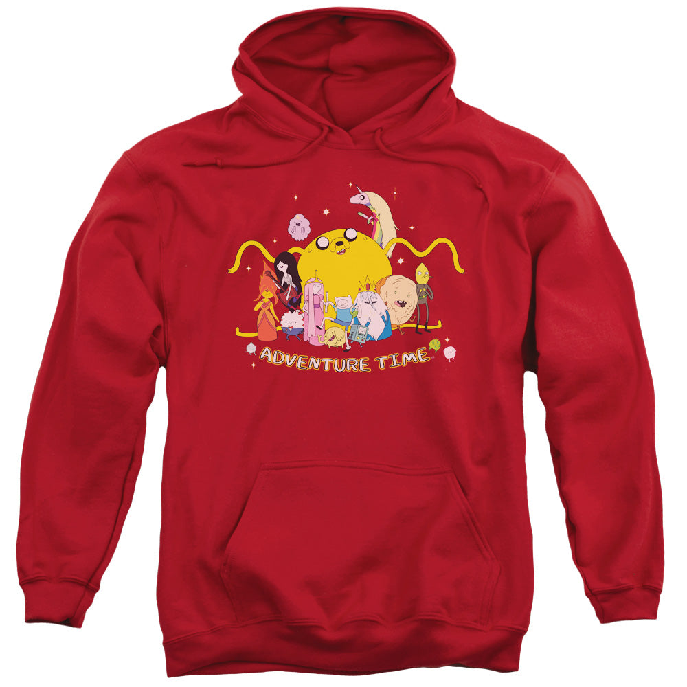 Adventure Time Outstretched Mens Hoodie Red Officially Licensed