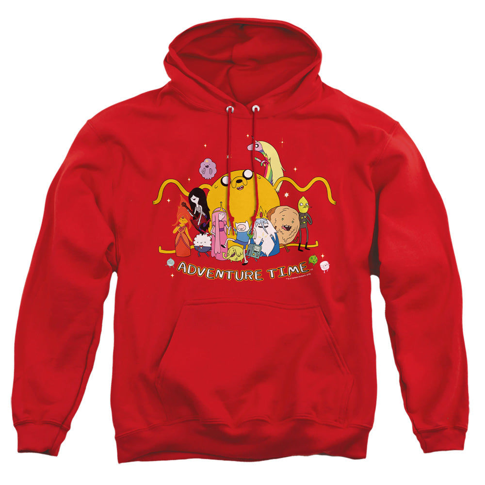 Adventure Time Outstretched Mens Hoodie Red Officially Licensed