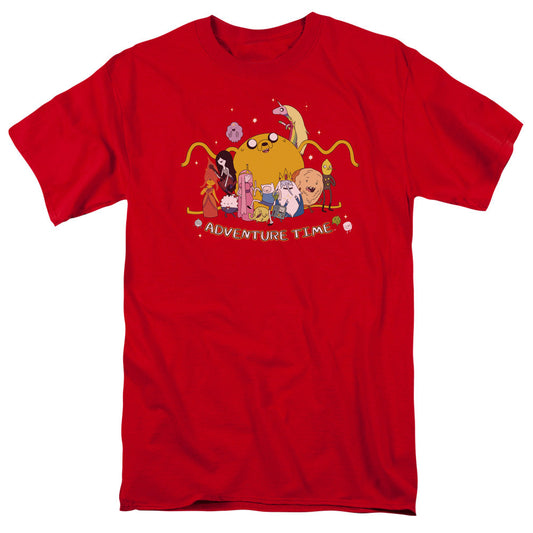 Adventure Time Outstretched Mens T Shirt Red Officially Licensed