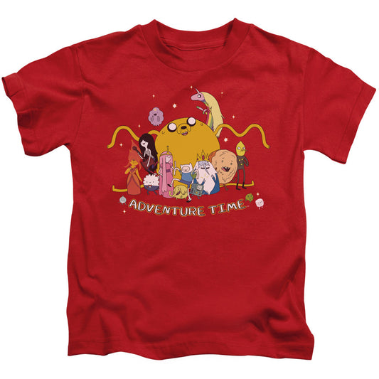 Adventure Time Outstretched Juvenile Kids Youth T Shirt Red Officially Licensed
