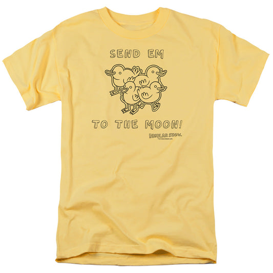 Regular Show Baby Ducks Mens T Shirt Banana