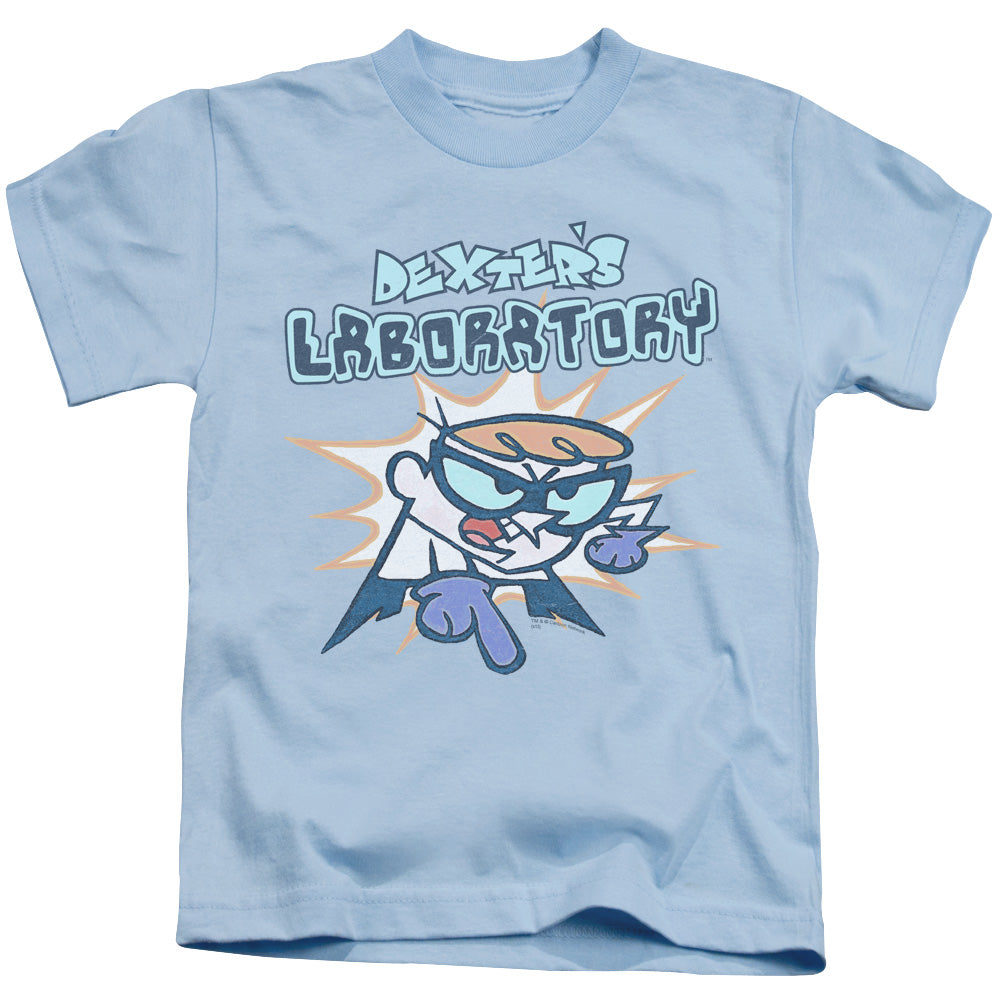 Dexters Laboratory What Do You Want Juvenile Kids Youth T Shirt Light Blue Officially Licensed