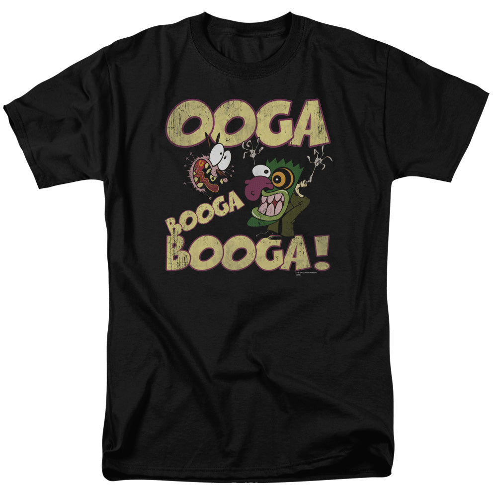 Courage Ooga Booga Booga Mens T Shirt Black Officially Licensed