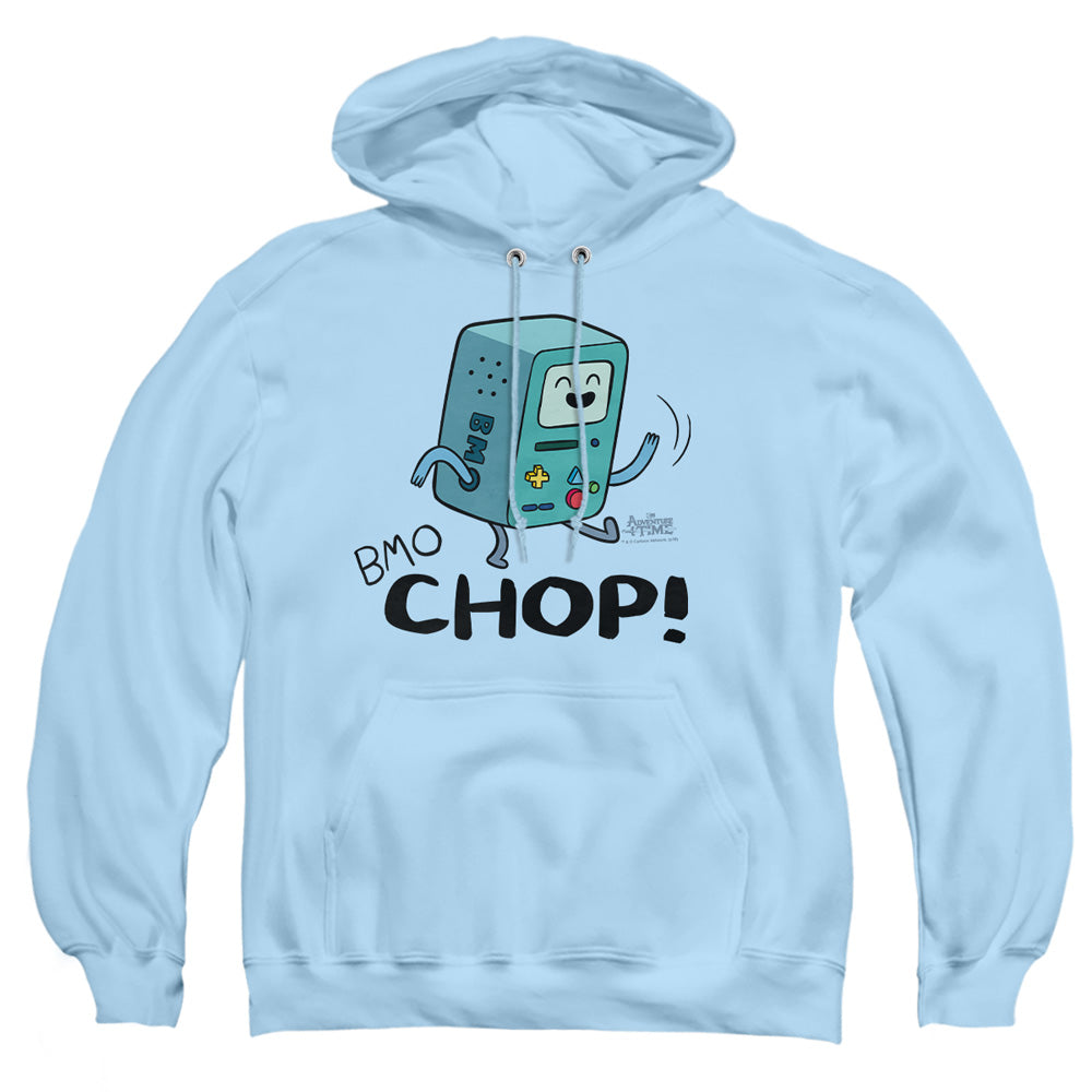 Adventure Time Bmo Chop Mens Hoodie Light Blue Officially Licensed