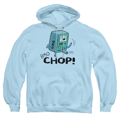 Adventure Time Bmo Chop Mens Hoodie Light Blue Officially Licensed