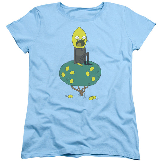 Adventure Time Lemongrab Womens T Shirt Light Blue Officially Licensed