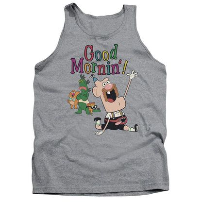 Uncle Grandpa Good Mornin Mens Tank Top Shirt Athletic Heather Officially Licensed