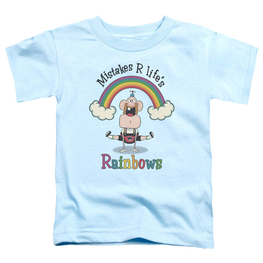 Uncle Grandpa Lifes Rainbows Toddler Kids Youth T Shirt Light Blue Officially Licensed