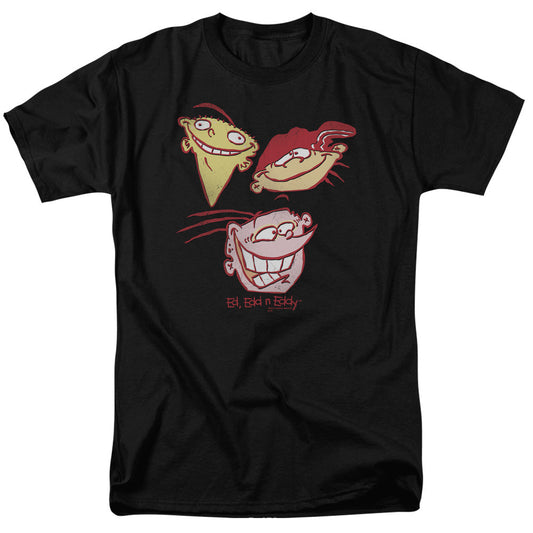 Ed Edd N Eddy Three Heads Mens T Shirt Black Officially Licensed