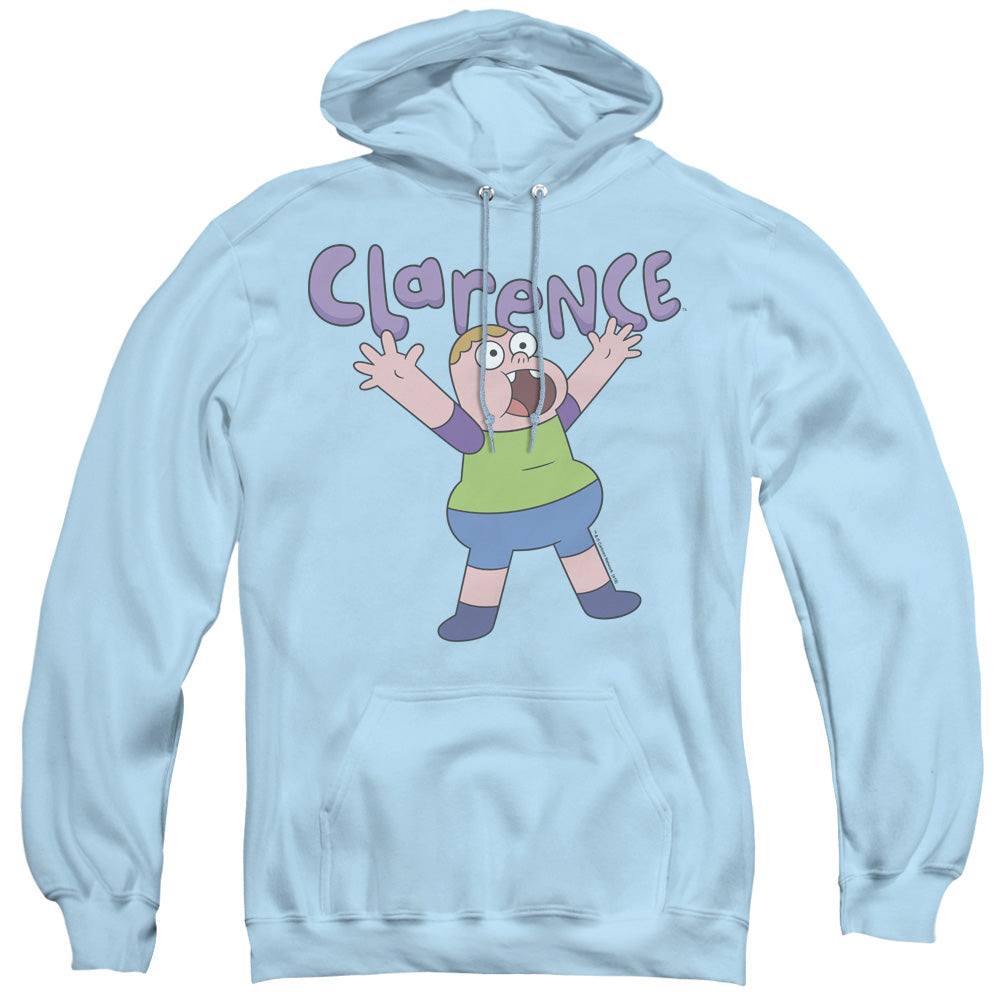 Clarence Whoo Mens Hoodie Light Blue Officially Licensed