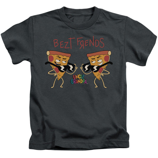 Uncle Grandpa Bezt Frends Juvenile Kids Youth T Shirt Charcoal Officially Licensed