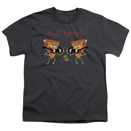 Uncle Grandpa Bezt Frends Kids Youth T Shirt Charcoal Officially Licensed