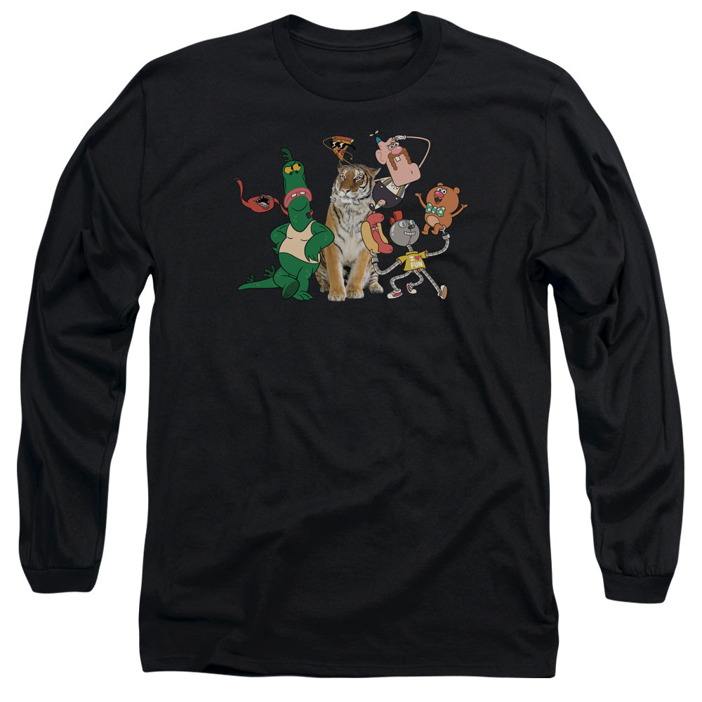 Uncle Grandpa Group Mens Long Sleeve Shirt Black Officially Licensed