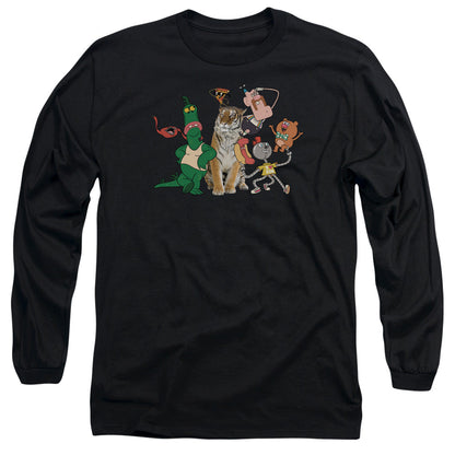 Uncle Grandpa Group Mens Long Sleeve Shirt Black Officially Licensed