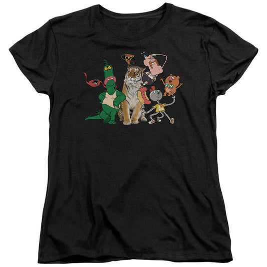 Uncle Grandpa Group Womens T Shirt Black Officially Licensed