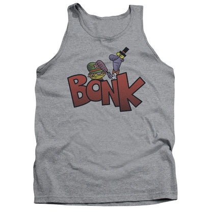 Dexters Laboratory Bonk Mens Tank Top Shirt Athletic Heather Officially Licensed