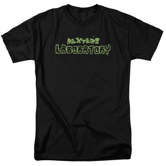Dexters Laboratory Dexters Logo Mens T Shirt Black Officially Licensed