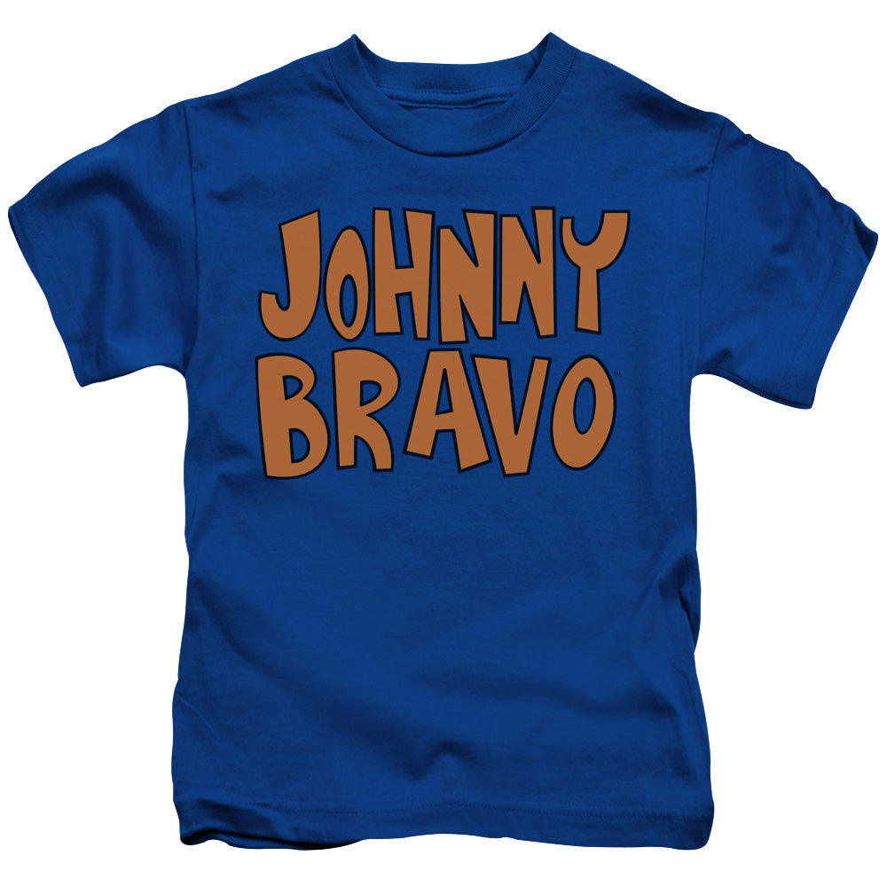 Johnny Bravo Jb Logo Juvenile Kids Youth T Shirt Royal Blue Officially Licensed