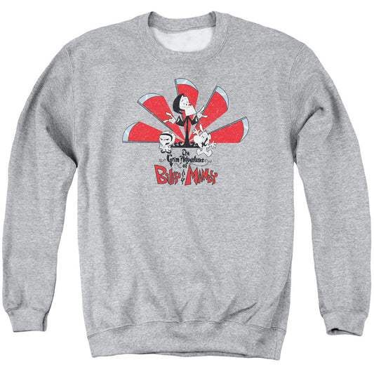 Grim Adventures of Billy and Mandy Grim Adventures Mens Crewneck Sweatshirt Athletic Heather Officially Licensed