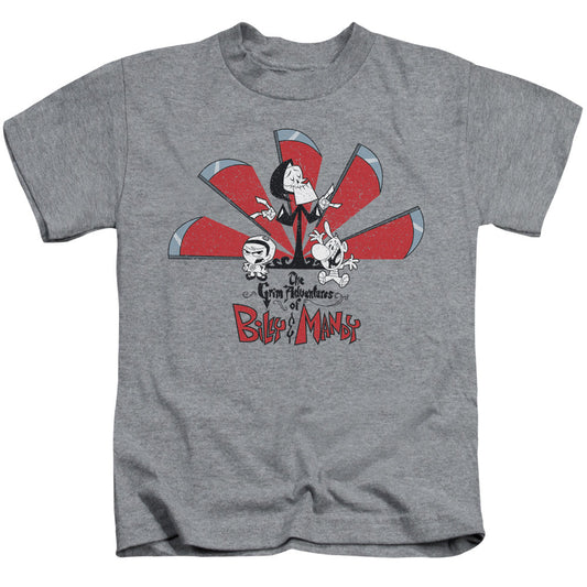 Grim Adventures of Billy and Mandy Grim Adventures Juvenile Kids Youth T Shirt Athletic Heather Officially Licensed