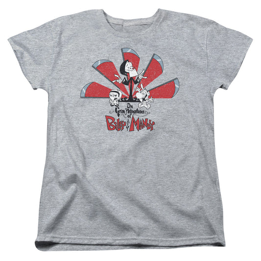 Grim Adventures of Billy and Mandy Grim Adventures Womens T Shirt Athletic Heather Officially Licensed