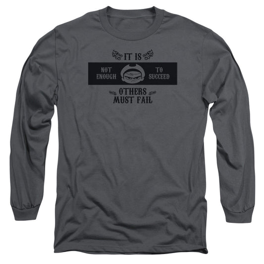 Grim Adventures Of Billy And Mandy Mandy Mens Long Sleeve Shirt Charcoal Officially Licensed Officially Licensed