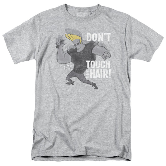 Johnny Bravo Hair Mens T Shirt Athletic Heather Officially Licensed
