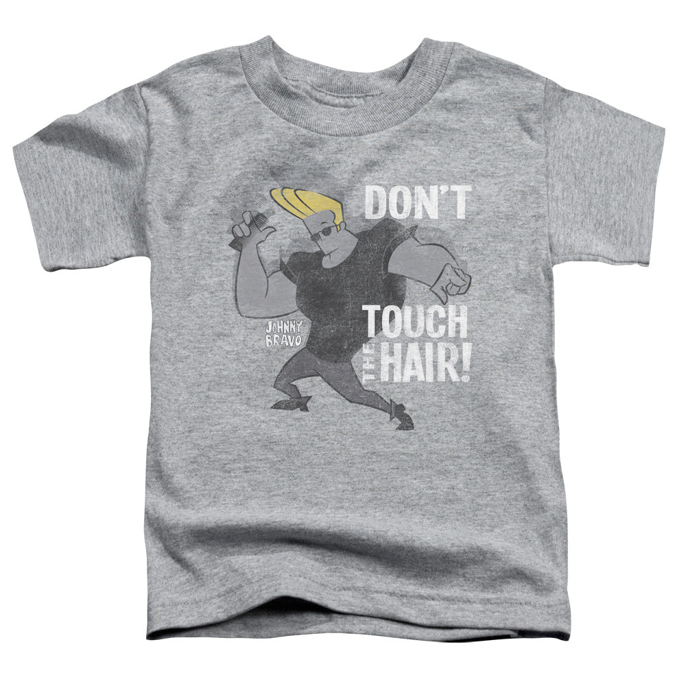 Johnny Bravo Hair Toddler Kids Youth T Shirt Athletic Heather Officially Licensed