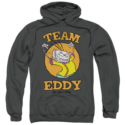 Ed Edd N Eddy Team Eddy Mens Hoodie Charcoal Officially Licensed