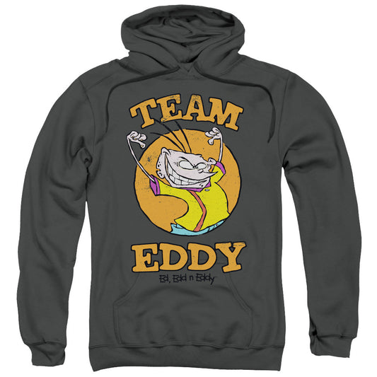 Ed Edd N Eddy Team Eddy Mens Hoodie Charcoal Officially Licensed