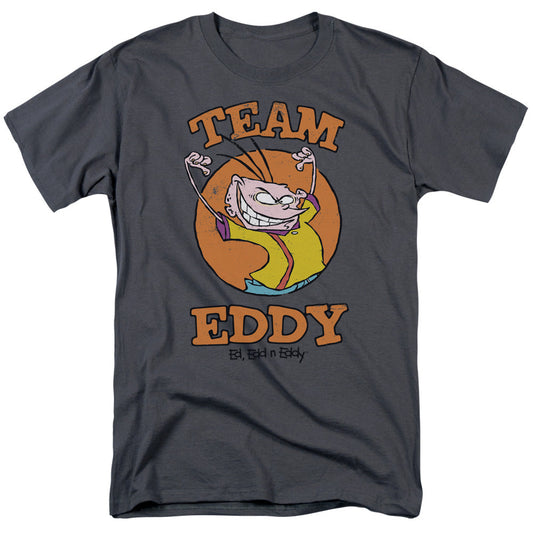 Ed Edd N Eddy Team Eddy Mens T Shirt Charcoal Officially Licensed