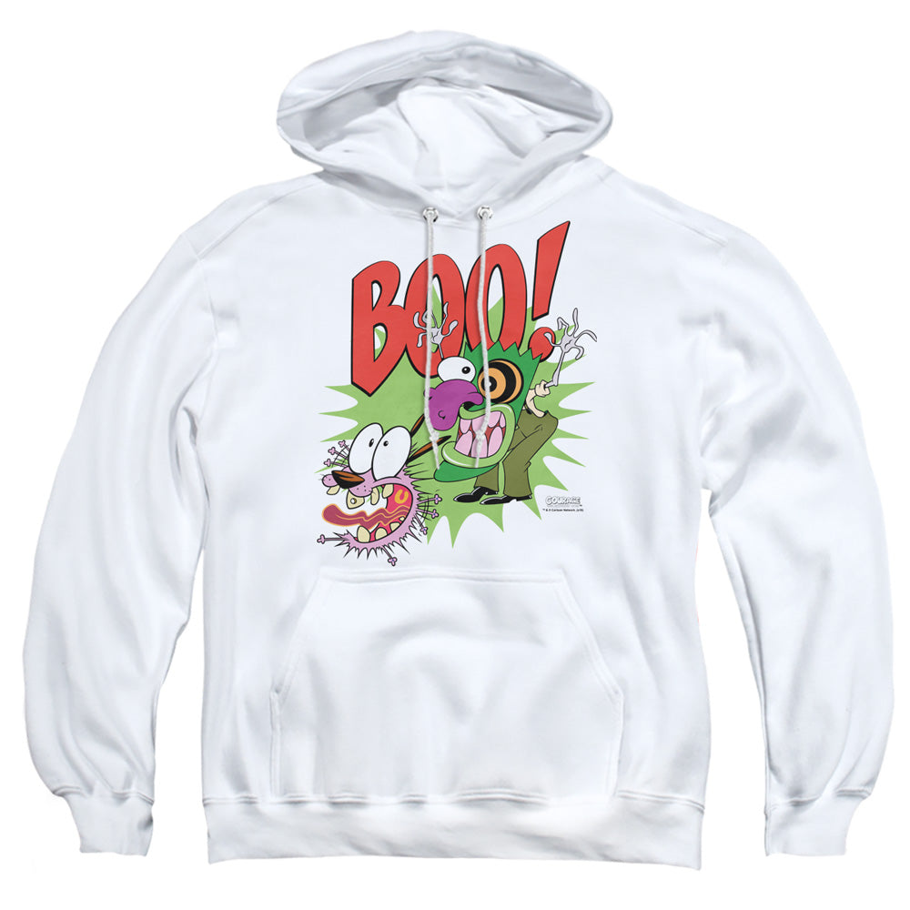 Courage The Cowardly Dog Stupid Dog Mens Hoodie White Officially Licensed