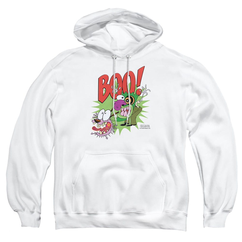 Courage The Cowardly Dog Stupid Dog Mens Hoodie White Officially Licensed