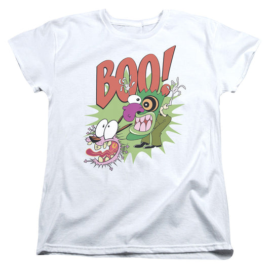Courage the Cowardly Dog Stupid Dog Womens T Shirt White Officially Licensed