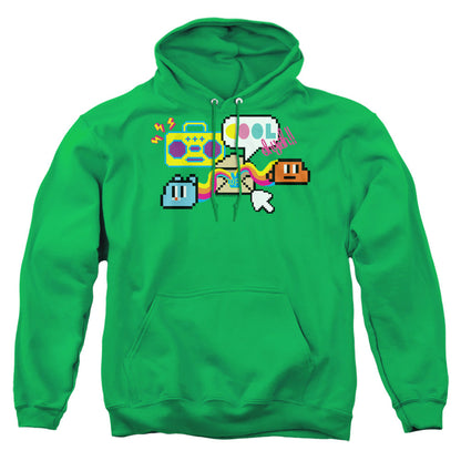 Amazing World Of Gumball Cool Oh Yeah Mens Hoodie Kelly Green Officially Licensed