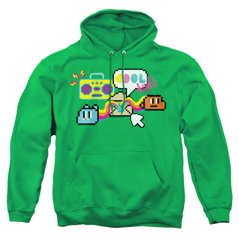 Amazing World Of Gumball Cool Oh Yeah Mens Hoodie Kelly Green Officially Licensed