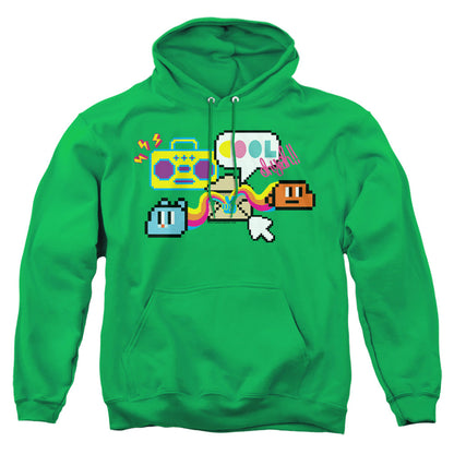 Amazing World Of Gumball Cool Oh Yeah Mens Hoodie Kelly Green Officially Licensed