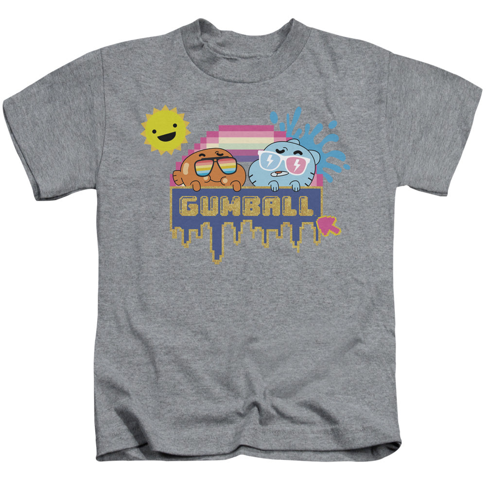 Amazing World of Gumball Sunshine Juvenile Kids Youth T Shirt Athletic Heather Officially Licensed