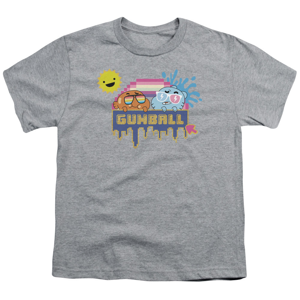 Amazing World of Gumball Sunshine Kids Youth T Shirt Athletic Heather Officially Licensed