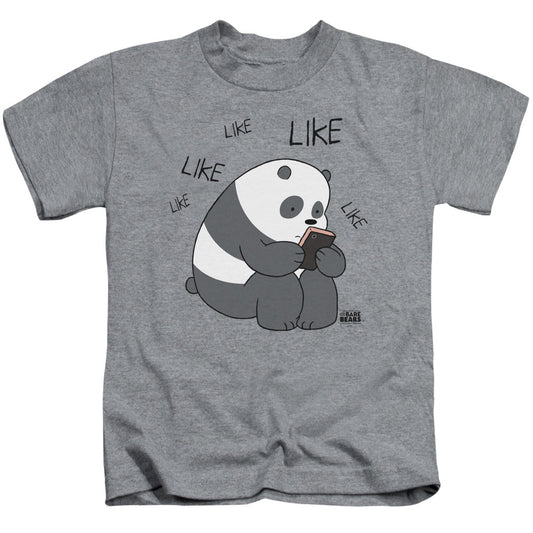 We Bare Bears Like Like Like Juvenile Kids Youth T Shirt Athletic Heather Officially Licensed